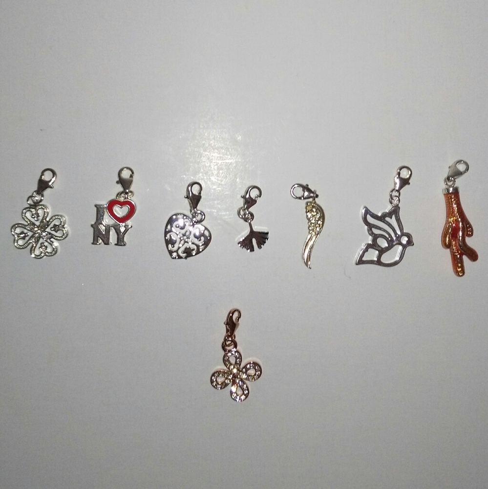 Set of 8 charms